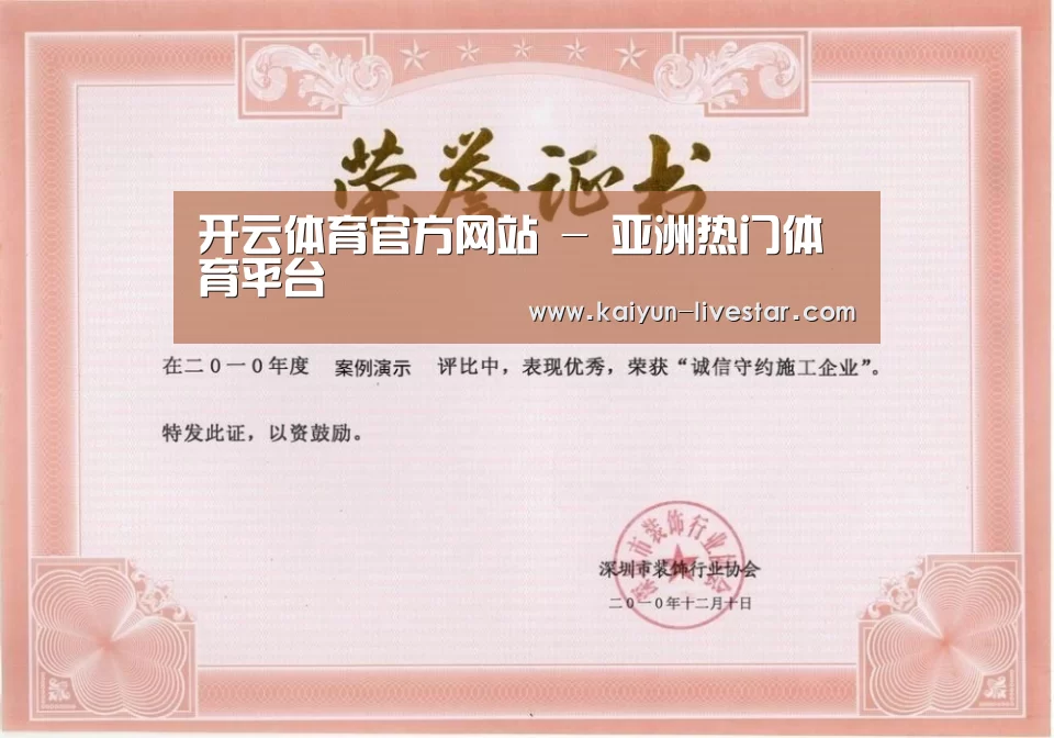荣誉证书二(图1)